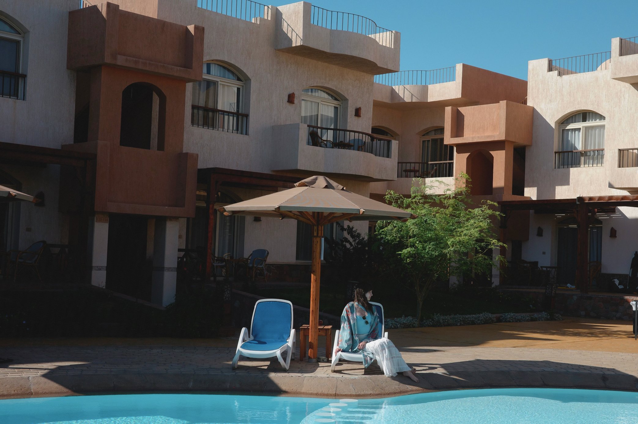 Pool area during daytime